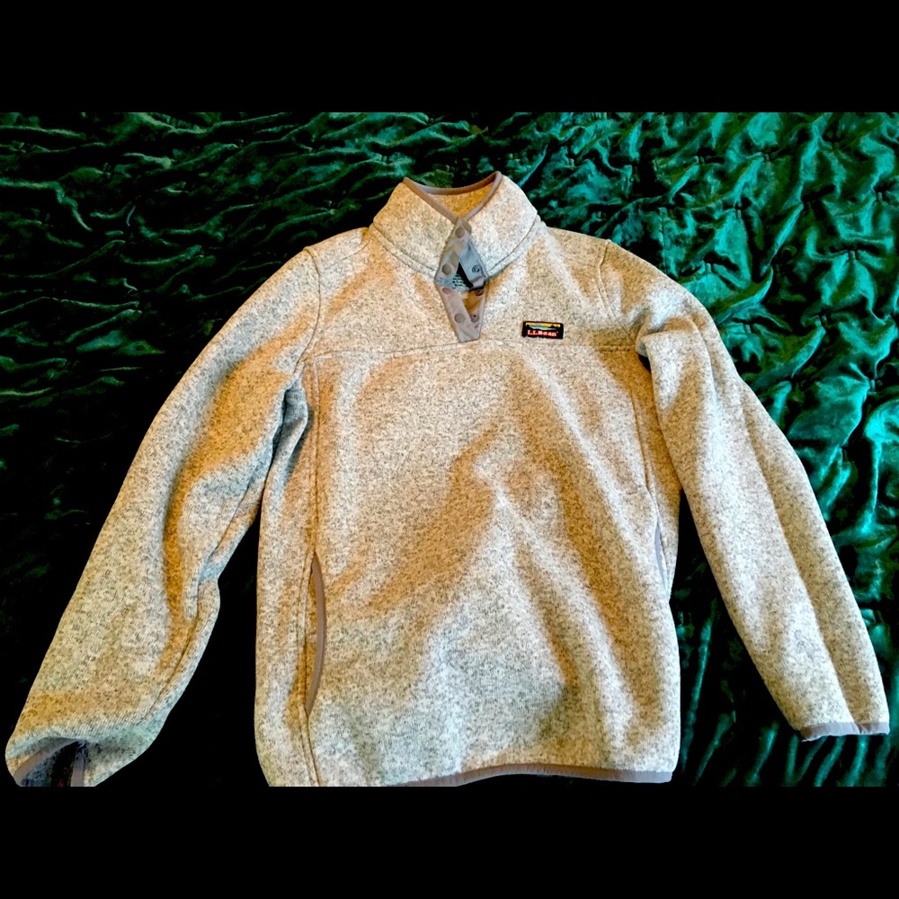 LL Bean gray M pullover